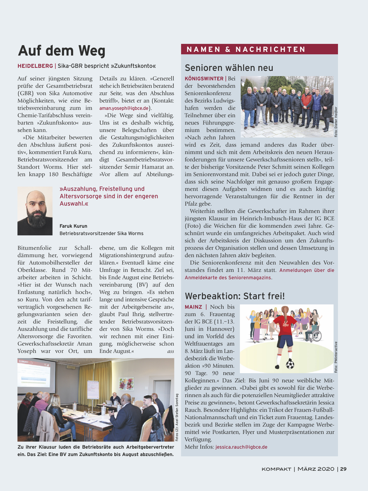 Vorschau IG BCE Kompakt 03/2020 Seite 41